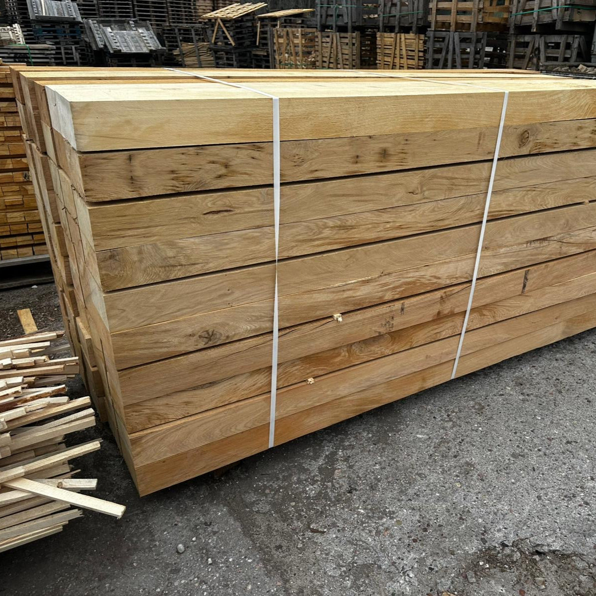 Oak Hardwood Railway Sleepers – Natural Timber for Landscaping & Garden Projects