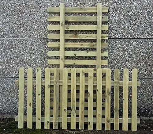 Treated Wooden Picket Fence Panels | Handmade Garden Fencing