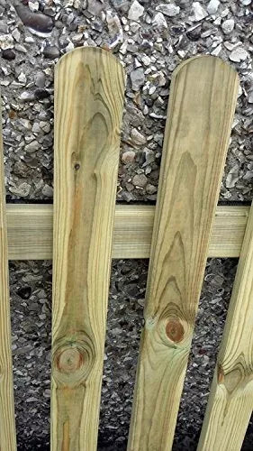 Treated Wooden Picket Fence Panels | Handmade Garden Fencing