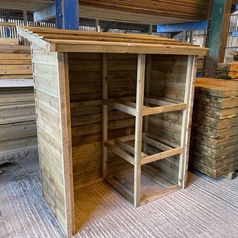 Wheelie Bin Store - For 240 Litre Bins - Decking Delivery